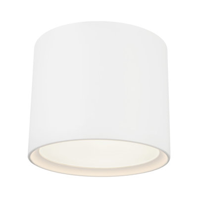Uma 12-in Black dimmable LED Semi-Flush Mount