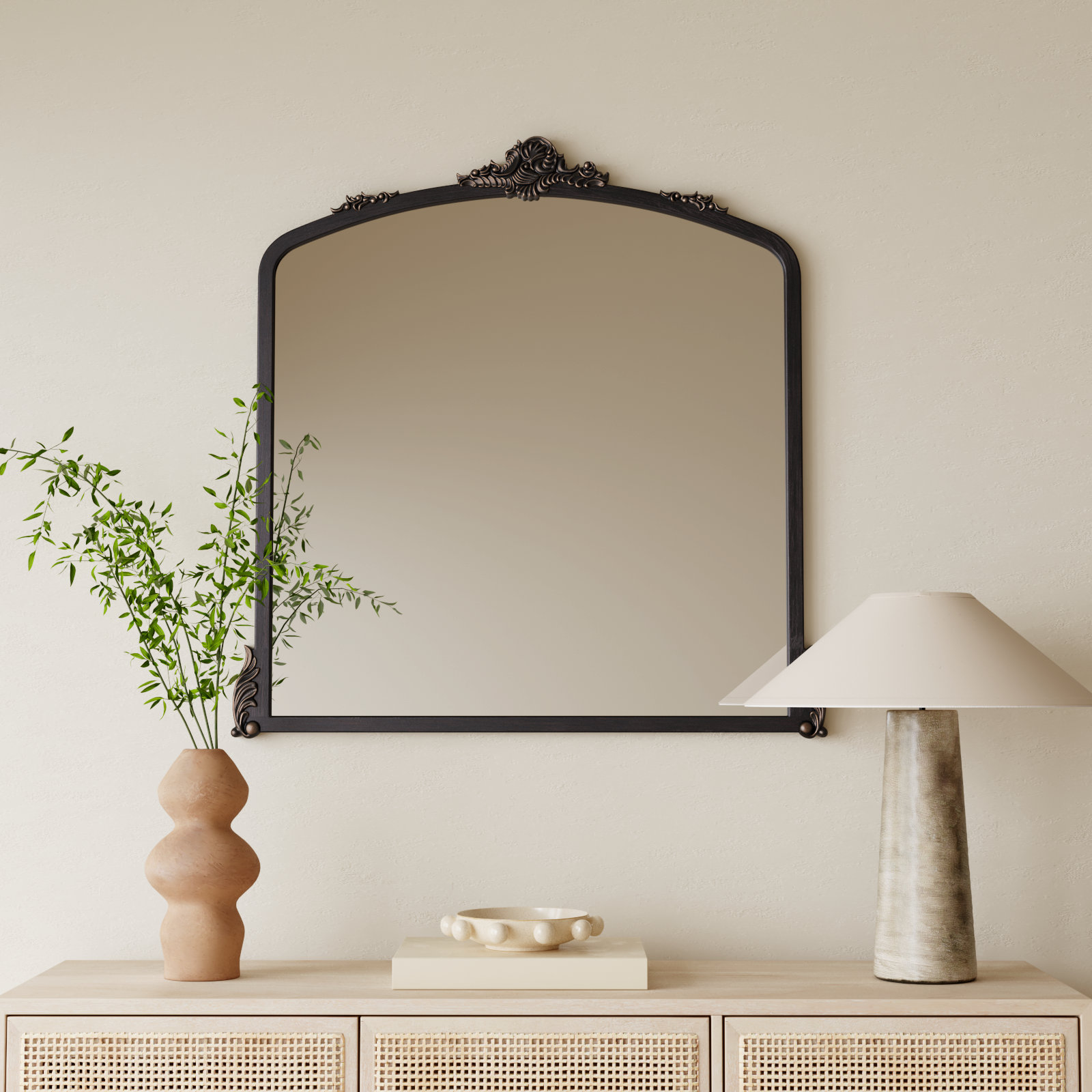 Aticus Accent Mirror, 39" x 37.75", Oil Rubbed Bronze