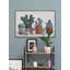 Succulent Clay Pots by Parvez Taj - 1 Piece Floater Frame Painting on Canvas-579344010