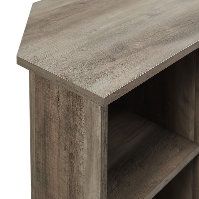 Meuble télé avec foyer électrique pour téléviseur de 55 po ou moins Athalia, Gris délavé
