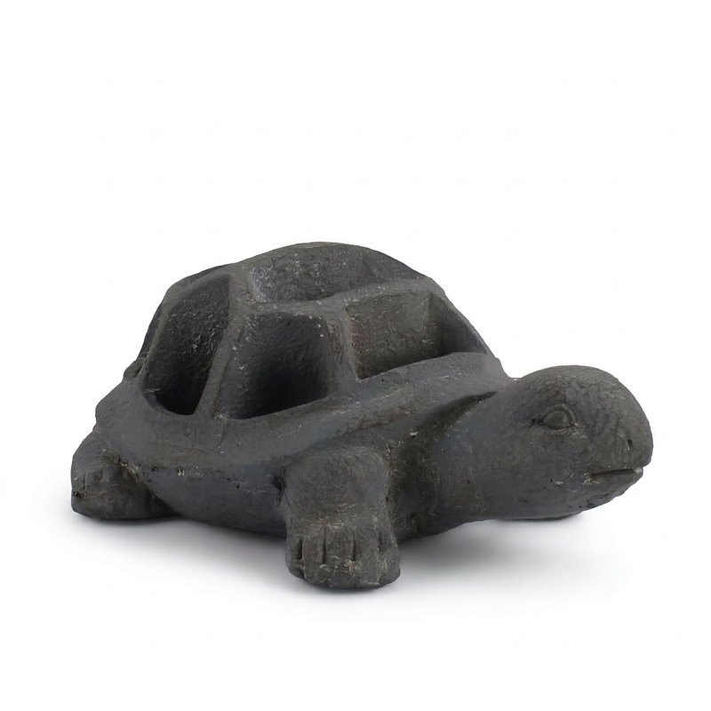 Sabina TORTOISE Planter 15cm Blue Iron Effect