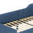 Twin Size L-Shaped Corduroy Daybed,Upholstered Bed Frame With  2 Storage Drawers,Blue-1201596773