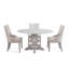 Chaise parsons en lin Delaney
