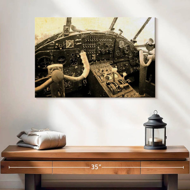 Avion de cockpit Mehar Grunge, H 16 po x l 24 po