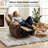 Chemika 40.9" W Faux Leather Recliner-167037536