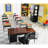 Adjustable-Height Classroom Desks with Book Box