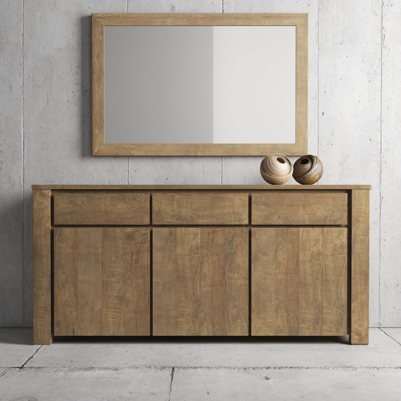 Dawsonville 75'' Solid Wood Sideboard, Brown