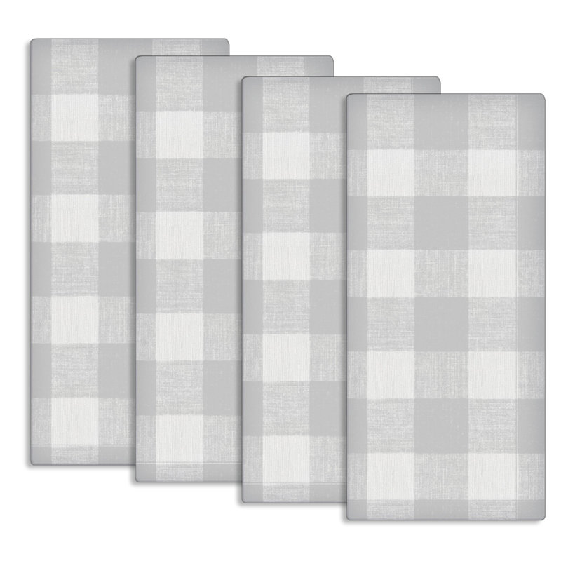 Torchon Country Check, Gris