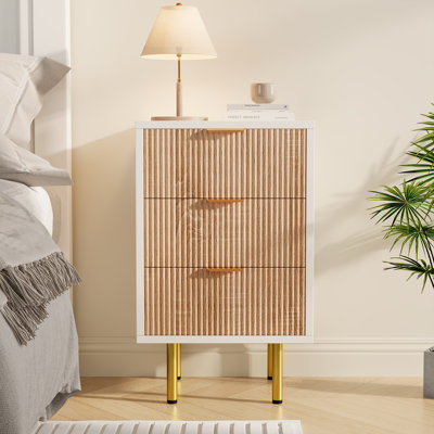 40cm W Manufactured Wood Bedside Table (Set of 2)