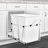 Rev-A-Shelf Double Pull Out Trash Can 35 Qt for Kitchen-112965383-88568347