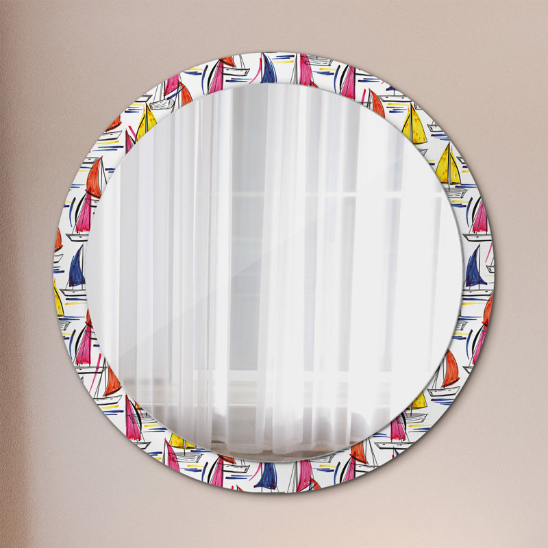Huldar Glass Flat Wall Mirror