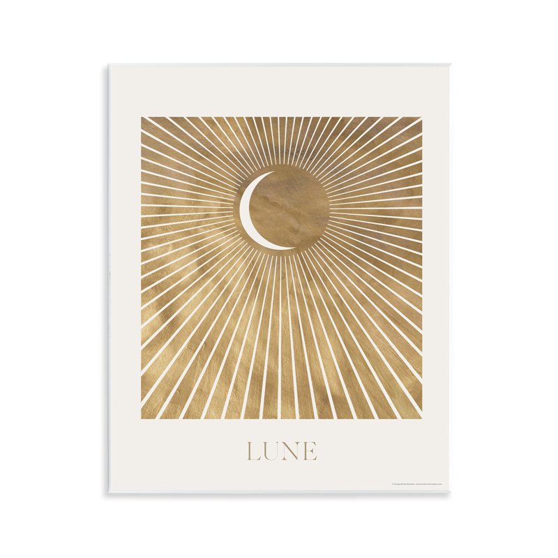 Art mural Lune Boho Moon par Reinders