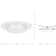 6" Recessed Drop Lensed Shower Trim With Frosted Glass Diffuser For 6 In. Housing