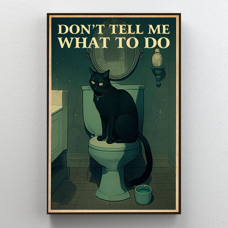 Dont Tell Me What To Do - 1 Piece Rectangle Graphic Art Print On Wrapped Canvas - Wrapped Canvas Print