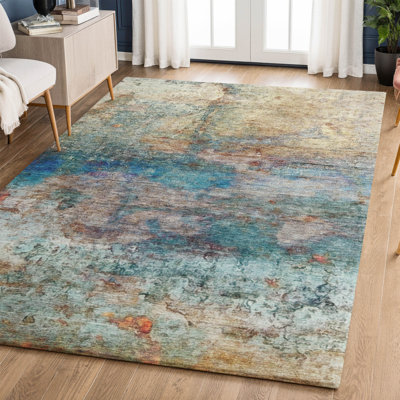Premium Machine Washable Mayfield AMF2100 Abstract Rug