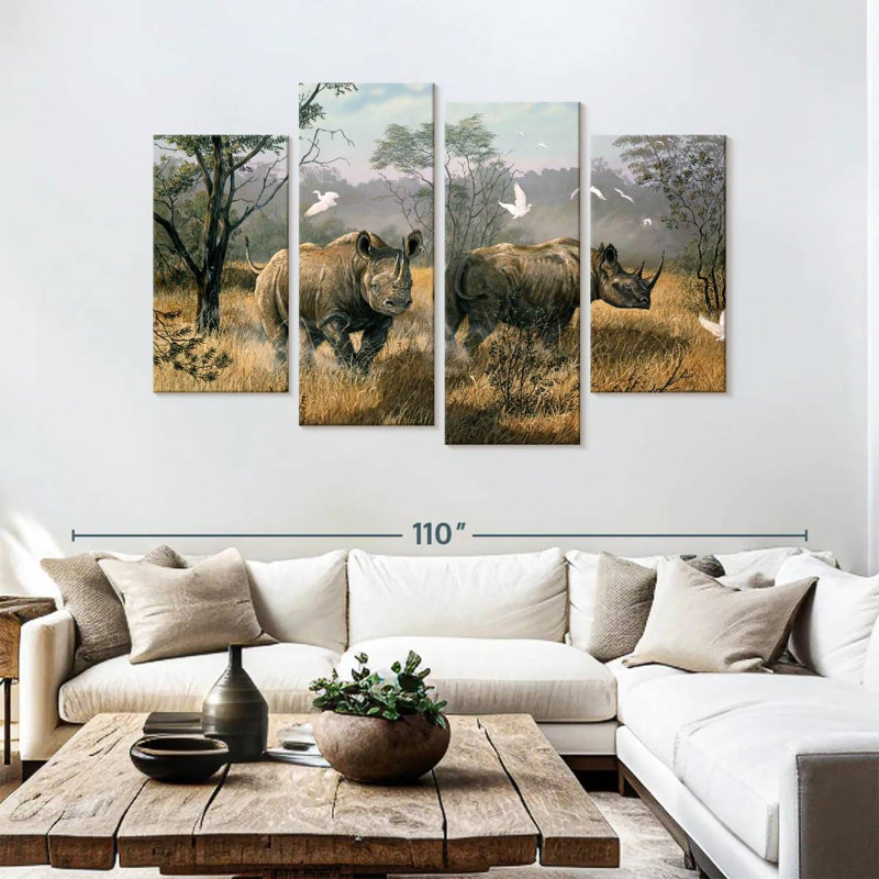 Brampt Rhino Wilderness, 54" H x 84" W