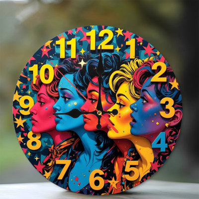 Horloge murale Pop Art