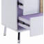 Table de bout ultra brillante avec 2 tiroirs Table basse naturelle Table basse Table de salon