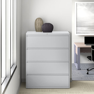 Harietta 42 " Wide 4 Steel Lateral Filing Cabinet