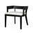 Modern Wood & White Glossy PU Leather Upholstered Dining Chairs Set Of 2-481424484