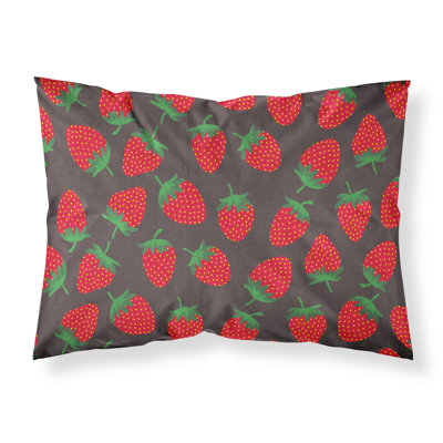 Fraises sur taie d’oreiller