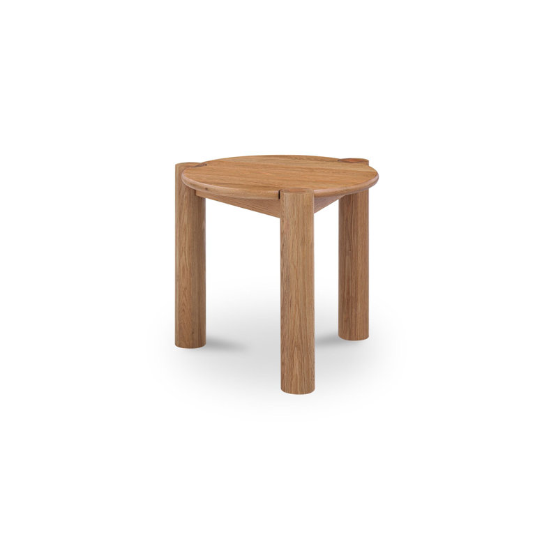 Jack Side Table Brushed Dark Brown, Tan