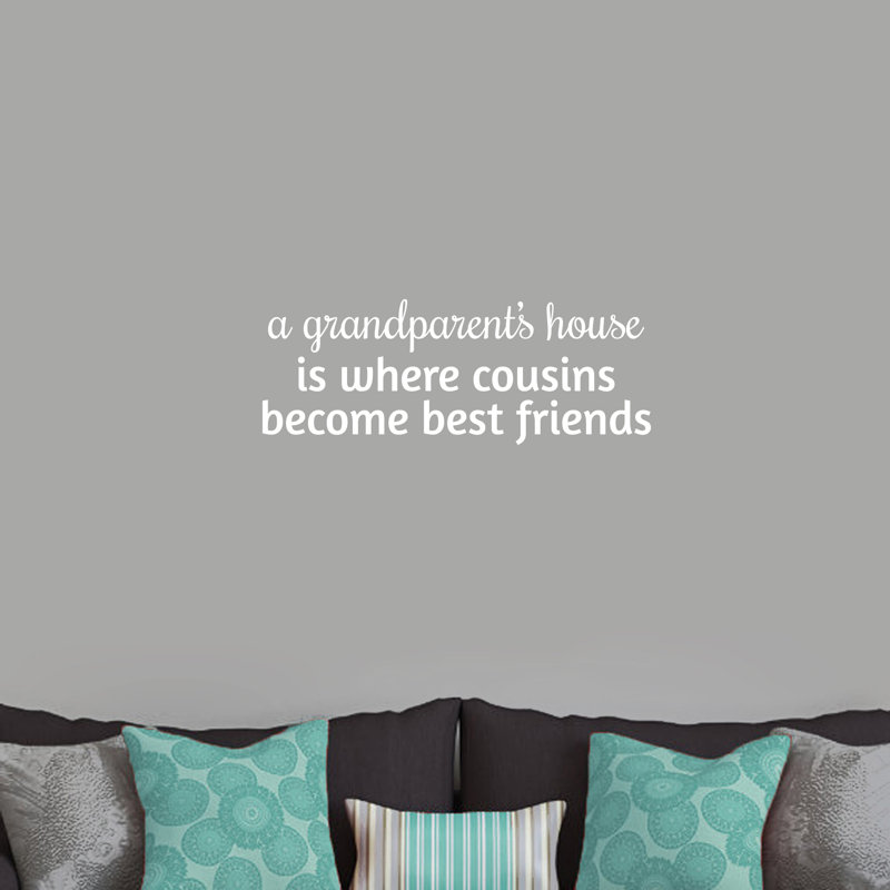 Text & Numbers Non-Wall Damaging Wall Decal, White