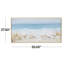«Blue Coastal - Floater Frame», reproduction d'art sur toile