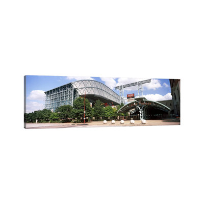 Baseball Field, Minute Maid Park, Houston, Texas, USA - Wrapped Canvas Panoramic Print