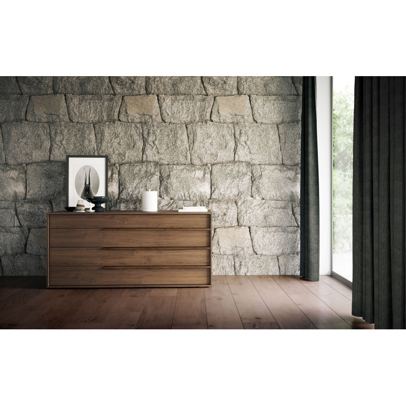Jane 4 Drawer Dresser, Walnut