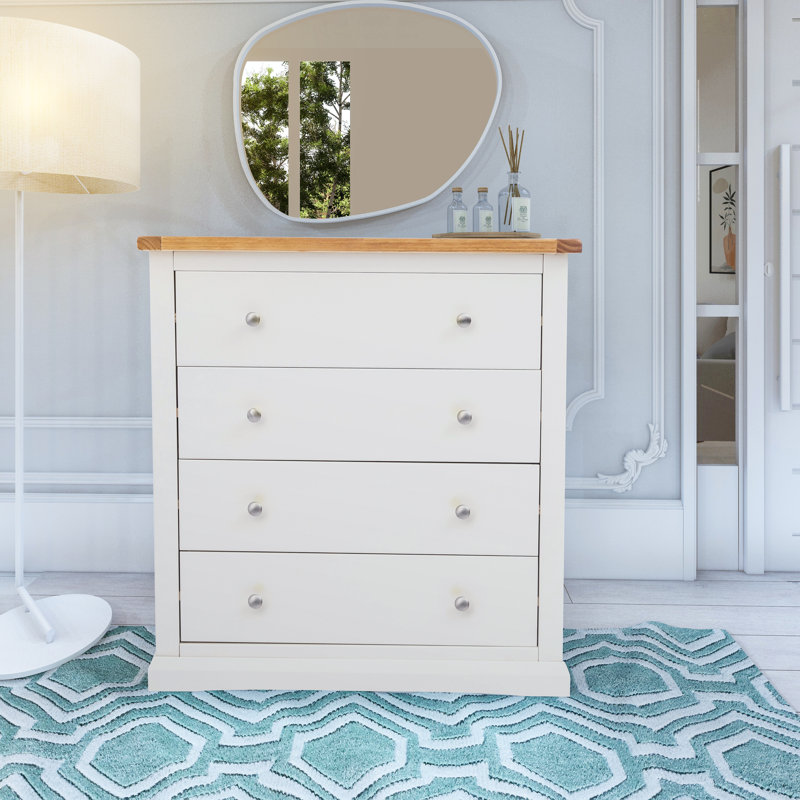 Anja 90cm W 4 - Drawer Chest of Drawers