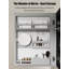 Meuble-lavabo italien minimaliste avec base en acier inoxydable et aluminium nid d'abeille