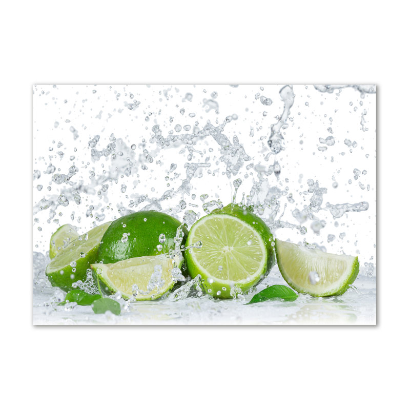 Limes And Water - Wrapped Canvas Print