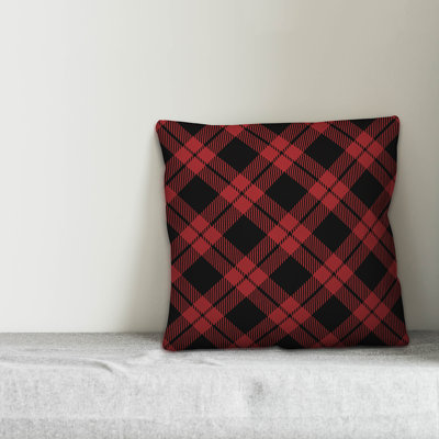 Plaid Throw Pillow
