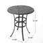 Table de bar en fonte d'aluminium