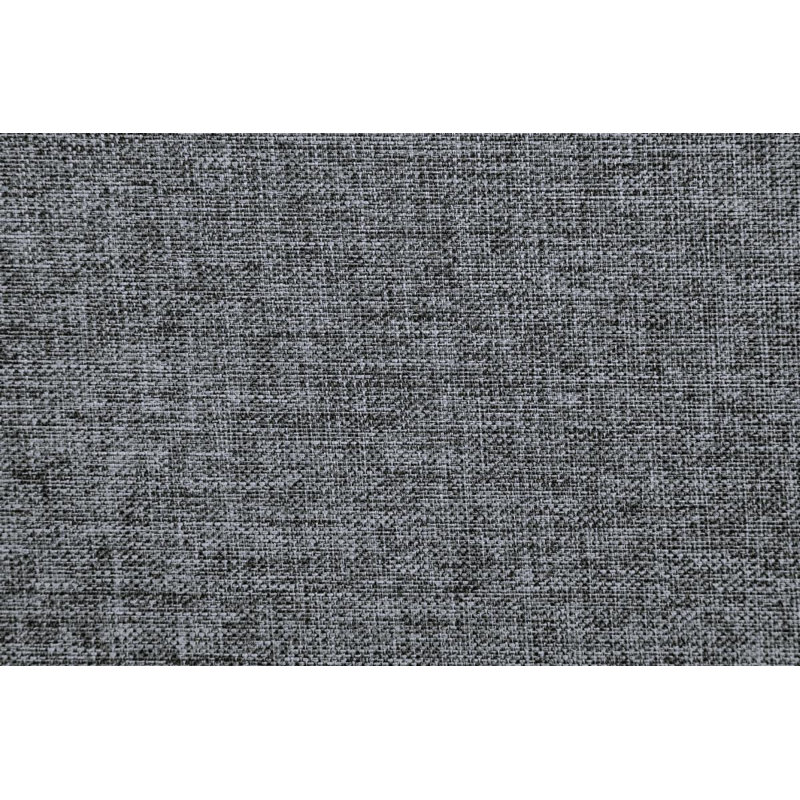 Chaise longue inclinable sans accoudoirs Gussi, Tissu gris
