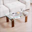 Table basse en verre trempé