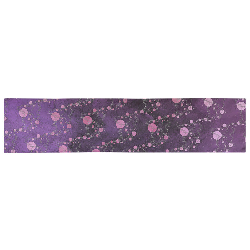 Avicia Table Runner, 90" x 16", Purple/Pink