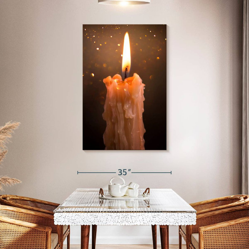 Adella Bright Candle, 48" H x 32" W