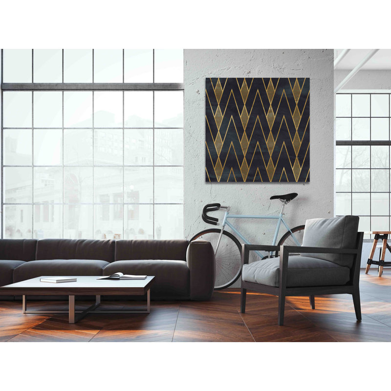 Geometric - Wrapped Canvas Print, 77 cm H x 77 cm W x 4 cm D
