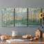 Birch River Reflections - Ensemble de 3 peintures sur toile tendue-1900310256