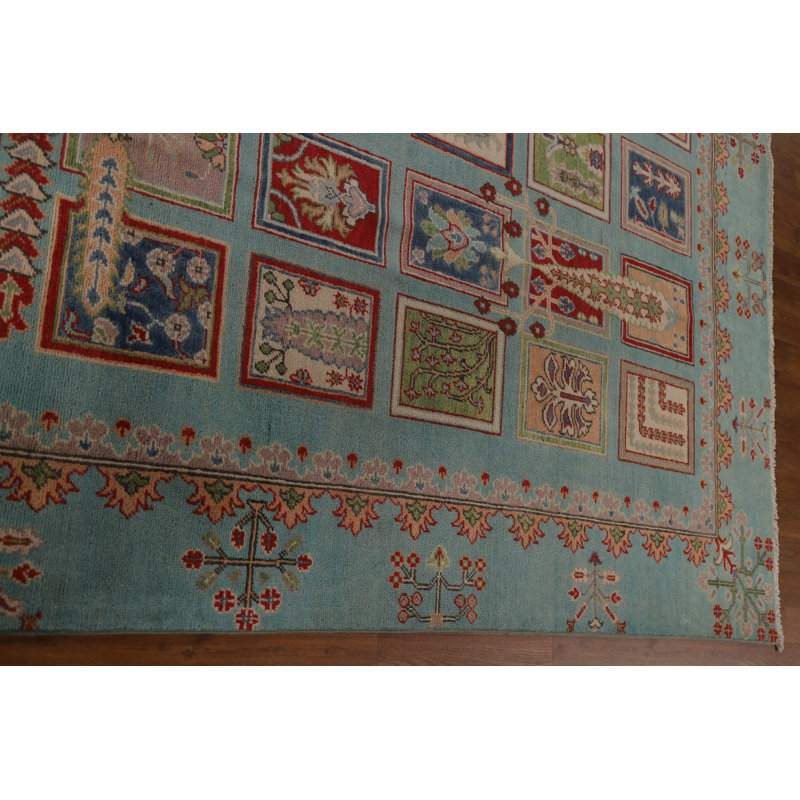 One-of-a-Kind 8'1'' X 11'10'' New Age Wool Area Rug in Blue