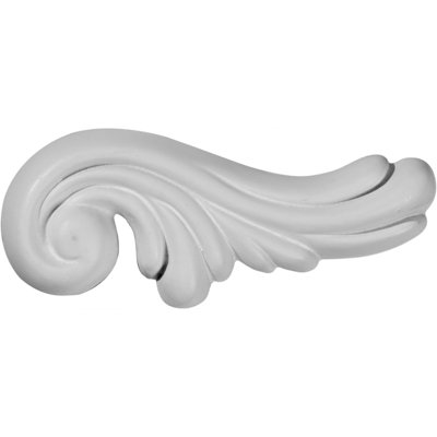 Wakefield 1.625'' H x 3.25'' W D Urethane Onlay Scroll
