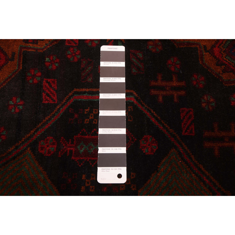 Teimani Black Rug 4'6" x 6'2"