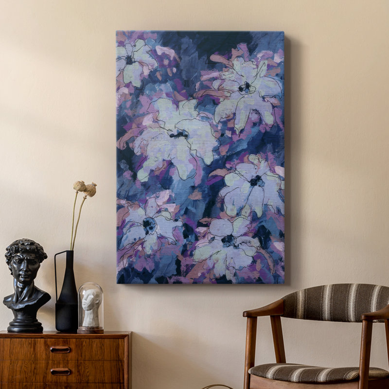 Hidden Blooms II -Custom Wrapped Gallery Cavas
