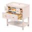30'' Bathroom Vanity with Resin Sink Combo, Free Standing Single Vanity Set with 5 Drawers-111123988