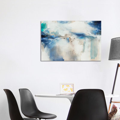 Indigo Impression by Leah Rei - Print on Canvas