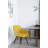 18'' H Tufted Velvet Armchair-1601370385