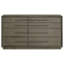 Commode 8 tiroirs Carlwirt Chêne taupe-362828563