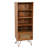 Chetram 1 Drawer Rattan SLim Bookshelf